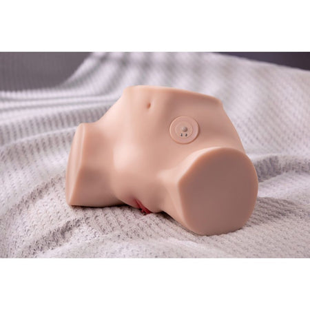 Masturbatore realistico Fennie con ano e vagina vibrante vibrazione 4,0 kg