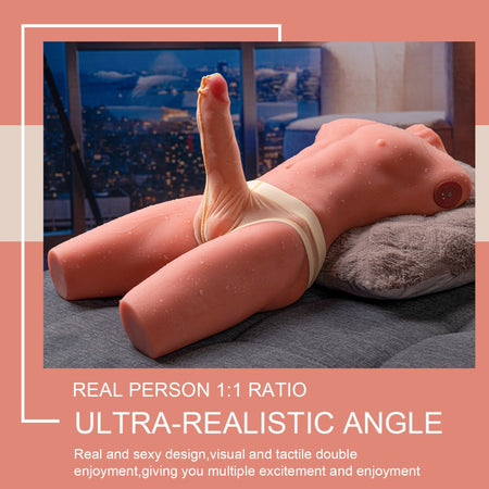Jason Body Ass Masturbatore ano e dildo con spinta 8 kg