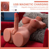Masturbatore trans con tette e dildo vibrante a spinta Hermosa Ladyboy 9,8 kg