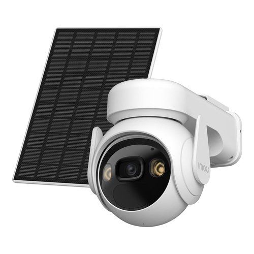 Imou cell pt lite kit - telecamera da esterno a batteria con risoluzione 2k (3mp), rilevamento movimento/umano, visione notturna a colori, audio bidirezionale, ip66 - IPC K9ECP 3T0WE