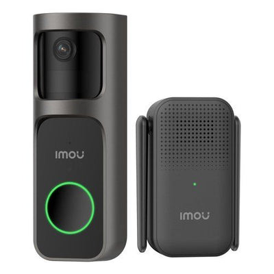 Imou video doorbell 2s kit - mmagine qhd 2k | batteria da 5000mah166° d visione grandangolare | 30° orizzontale ruotabile | ir visione notturna | include chime - DB 2SP 3T0W DS2S