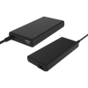 Alimentatore Universale Slim per Notebook 90W con 12 connettori- porta USB 5V1A- 100/240VAC- 9.5/24VDC (Gomma soft-touch)
