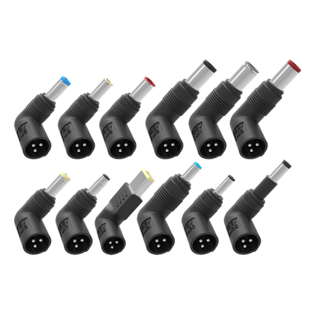 Alimentatore Universale Slim per Notebook 90W con 12 connettori- porta USB 5V1A- 100/240VAC- 9.5/24VDC (Gomma soft-touch)