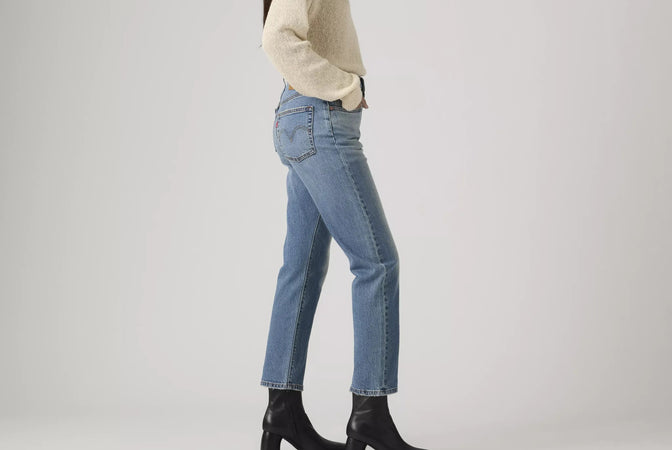 LEVI'S Levi's jeans donna 501® crop lightweight - roaming on two lightweight a87460005 da donna