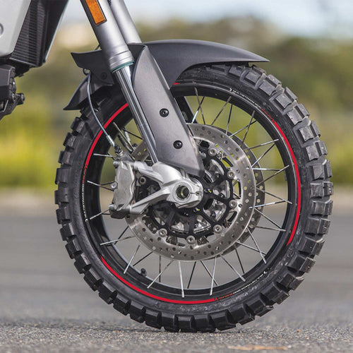 STRISCE CERCHI 17-19 compatibili per MOTO DUCATI MULTISTRADA 1200 ENDURO Rosse