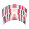 STRISCE CERCHI 17-19 compatibili per MOTO DUCATI MULTISTRADA 1200 ENDURO Rosse