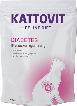 Kattovit Feline Diet Diabetes Croccantini per Gatti Adulti 400gr