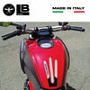PARASERBATOIO ADESIVO 3D RESINA CARBONIO compatibile per MOTO DUCATI DIAVEL New