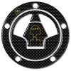 ADESIVO GEL 3D CARBONIO ORO PROTEZIONE TAPPO SERBATOIO compatibile MOTO KAWASAKI