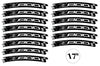 KIT STRISCE ADESIVE VERDI compatibili per CERCHI 17 MOTO KAWASAKI Z800 TUNING