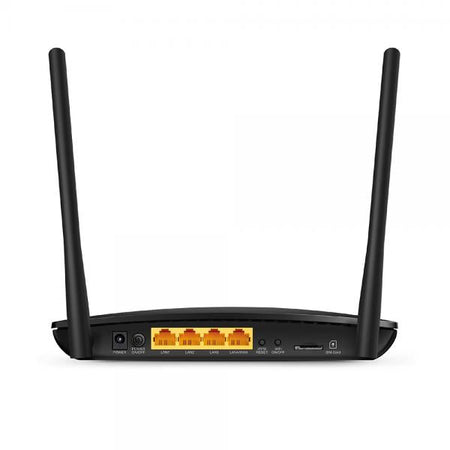 Router Wireless TpLink MR6400 - 300Mbps Wireless N - SCondivisione della rete 4G LTE con dispositivi Wi-Fi multipli e download fino a 150Mbps - Nessuna configurazione richiesta, basta inserire una sc