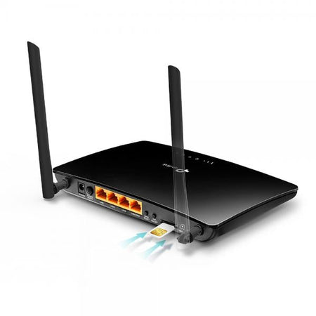 Router Wireless TpLink MR6400 - 300Mbps Wireless N - SCondivisione della rete 4G LTE con dispositivi Wi-Fi multipli e download fino a 150Mbps - Nessuna configurazione richiesta, basta inserire una sc