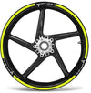 KIT STRISCE ADESIVE compatibili per CERCHI 17 MOTO MT03 YAMAHA MT-03 GIALLO FLUO