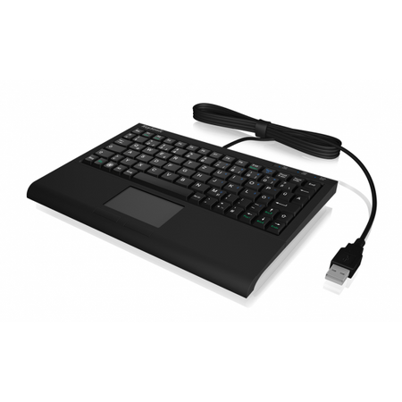 KeySonic ACK-3410 [US] tastiera Ufficio USB Inglese US Nero (KEYSONIC Mini-Tastatur [US] Touchpad A)