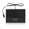 KeySonic ACK-3410 [US] tastiera Ufficio USB Inglese US Nero (KEYSONIC Mini-Tastatur [US] Touchpad A)