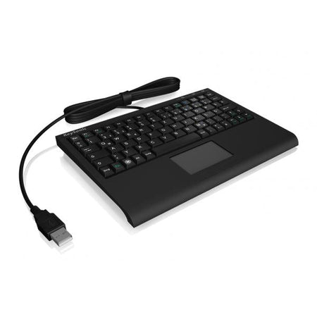 KeySonic ACK-3410 [US] tastiera Ufficio USB Inglese US Nero (KEYSONIC Mini-Tastatur [US] Touchpad A)