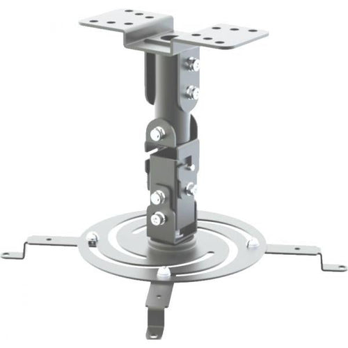 Supporto a soffitto per videoproiettore - Installazione a parete o a soffitto - Max 10Kg. - Grigio
