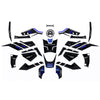 Kit completo Adesivi 3D protezioni compatibili con moto Suzuki V-Strom 1050 Blu