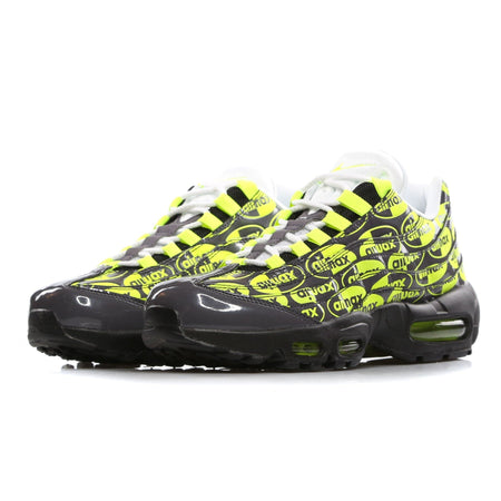 Nike Scarpa Bassa Uomo Air Max 95 Prm Black/volt/ash/white da uomo