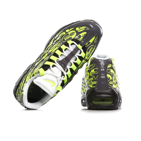 Nike Scarpa Bassa Uomo Air Max 95 Prm Black/volt/ash/white da uomo