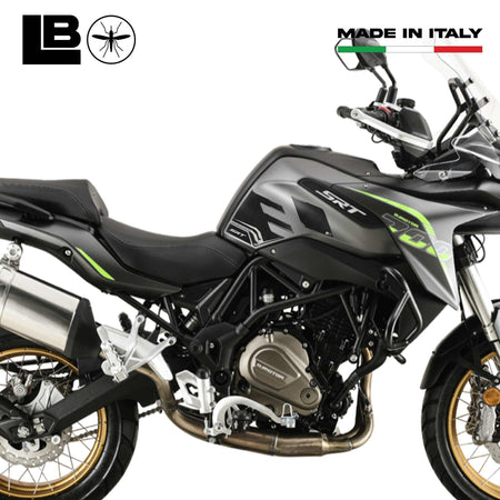 Adesivi 3D Protezioni Laterali Serbatoio moto compatibile con QJ Motor SRT 700