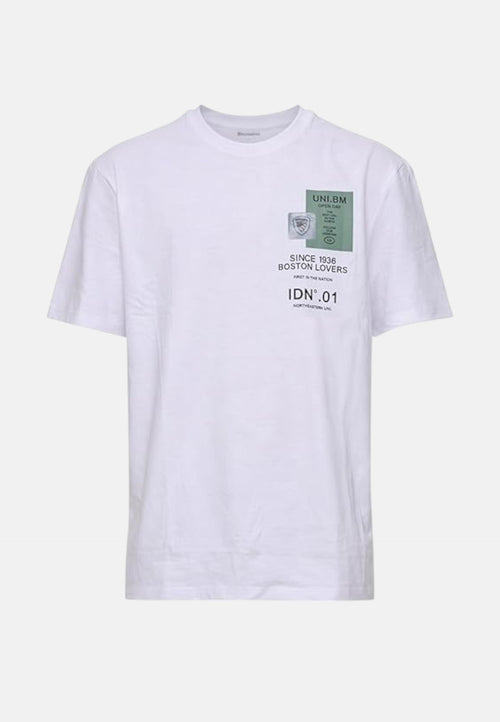 Blauer T-shirt uomo 26SBLUH02283 mod. Brush