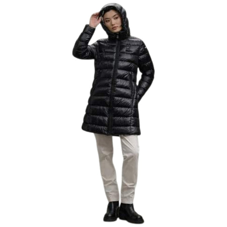 Blauer piumino lungo nero Adelaide 25WBLDK02069