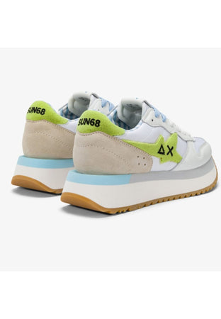 SUN68 Sneakers BIG STARGIRL SPONGEE LOGO da donna