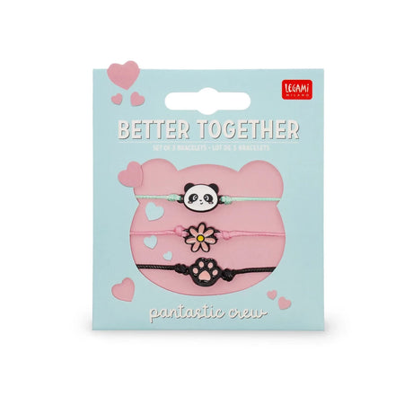Set di 3 Braccialetti - Panda - Set of 3 Bracelets