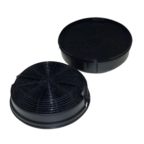 2 Filtri Carbone Attivo 150x50mm Circolare per Cappa Aspirante