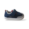 Sneakers Bambino Gioseppo Crete | Tela Traforata Blue Barefoot Lacci Elastici Velcro
