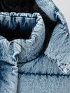 Miu Miu Piumino Puffy in Denim da donna