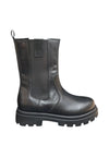 Stivaletti bambina Gioseppo Duluth nero pelle - Stile urban con zip laterale