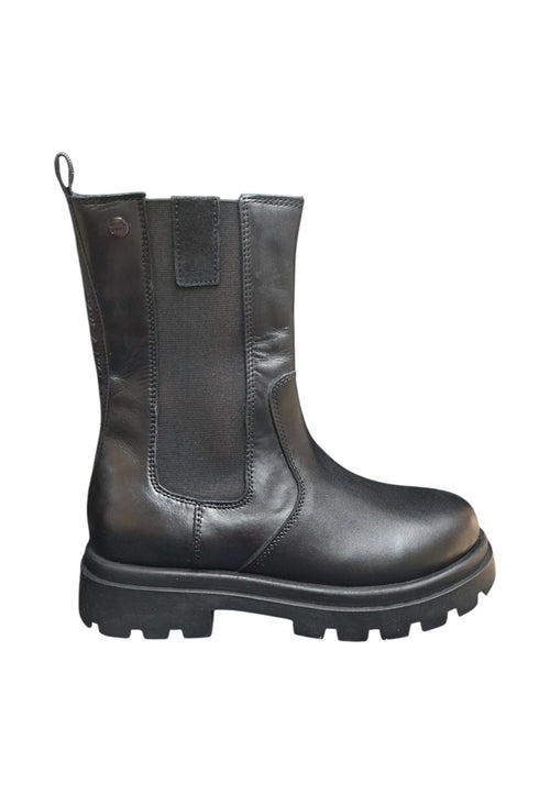 Stivaletti bambina Gioseppo Duluth nero pelle - Stile urban con zip laterale