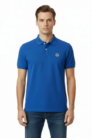 Polo North&Sails per uomo a manica corta cotone 100% due bottoni