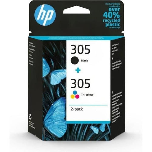 Confezione da 2 cartucce di inchiostro nero in tricromia originali HP 305 (6ZD17AE)