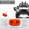 Macchina Elettrica per Bambini Jeep Fuoristrada con Telecomando e 2 Velocità, 100x65x72 cm, Bianco RF6370-142V91WTRF6