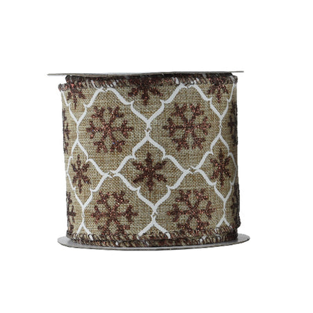 Nastro decorativo in poliestere per decorazioni natalizie 270 x 6.3 cm