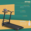 Tapis Roulant Elettrico Pieghevole Salvaspazio, Velocità 14km/h, Monitor LCD 5 Programmi e Presa USB, per Casa e Ufficio, Motore 750W, Nero YT2A90-225YT2