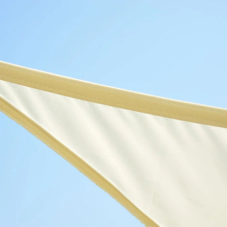 Tenda a vela Tendone parasole triangolare in poliestere (colore: bianco, dimensione: 6x6x6m) RF501-0641RF5