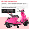 Moto Elettrica per Bambini con Licenza Ufficiale Vespa, 2 Rotelle, Luci e Suoni, 108x49x75 cm, Rosa JN9370-115PKJN9