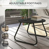 Tavolino da Esterno in Metallo Nero KJ684G-311V00BKKJ6 , basso nero bianco marrone grgio design moderno sala moderno alto rotondo