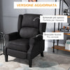 F700-028V91BKA Poltrona Massaggiante e Reclinabile con Funzione Riscaldante e Telecomando, 78x84x101cm, Nero