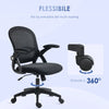 Sedia da Ufficio Ergonomica con Schienale a Rete e Altezza Regolabile, 65.5x61.5x88-97.5cm, Nero TG1921-511V01BKTG1