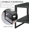 Tavolino Caffè Nero Effetto Marmo Ufficio 106x50x46 FT2833-821BK , soggiorno salotto basso nero bianco marrone grgio design moderno sala moderno alto divano camera legno vetro rotondo