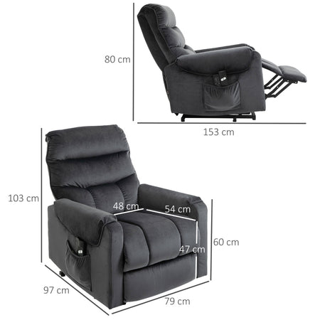 poltrona anziani disabili elettrica alza persona soggiorno salotto poltrona letto relax massaggiante con telecomando punti massaggio vibrazione riscaldante alzata assistita massaggi imbottita velluto grigio poltrone elettriche R5B713-090V90CGGG7