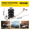 Martinetto Pneumatico VEVOR 3 Tonnellate Sollevamento 140-450mm Gonfiabile a 3 Cuscini d'Aria per Auto SUV Pickup Officina Garage