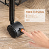 Carrello da Cucina Salvaspazio a 5 Livelli con Cestini a Rete in Acciaio, 45x26.5x106cm, Nero TW9850-164TW9