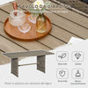 Set Salotto da Giardino in Rattan PE con Divano 3 Posti, 2 Poltrone, 2 Sgabelli e Tavolo, Grigio 860-198