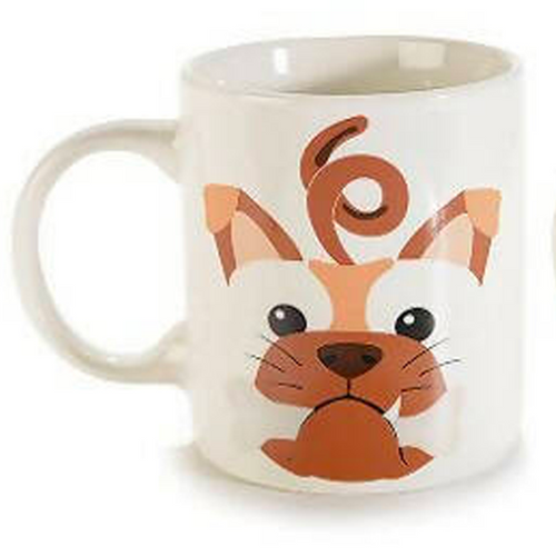 Tazza Mug In Porcellana Per Bambini musetti Design Casa e cucina/Stoviglie/Piatti ciotole e vassoi/Tazze e piattini/Tazze da cappuccino Sogno Shop - Assisi, Commerciovirtuoso.it